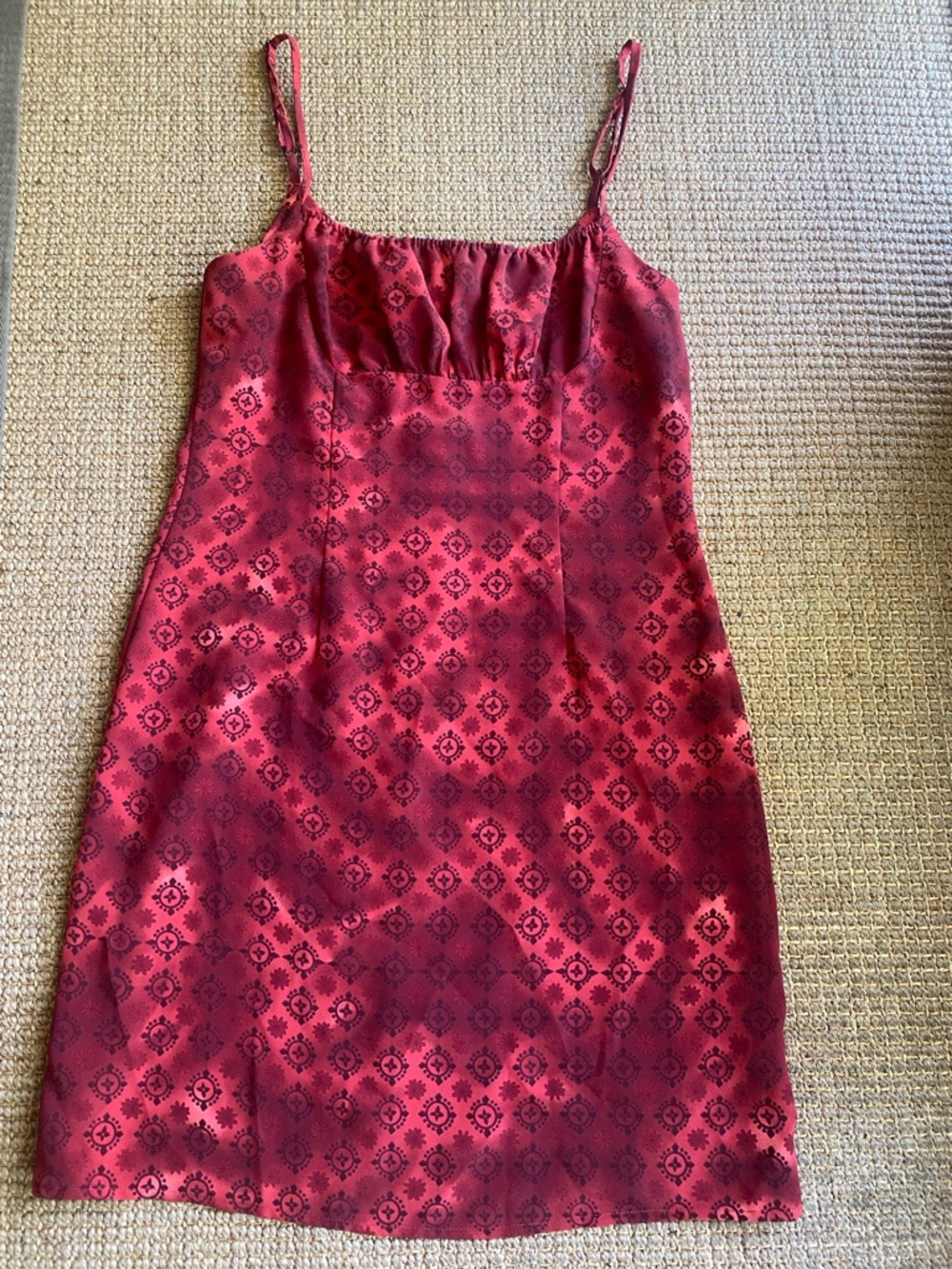 Babydoll Y2K Red Slip Dress